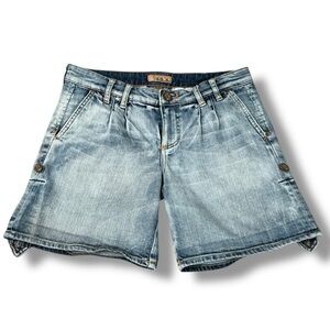 See Thru Soul Women's Blue Jean Shorts